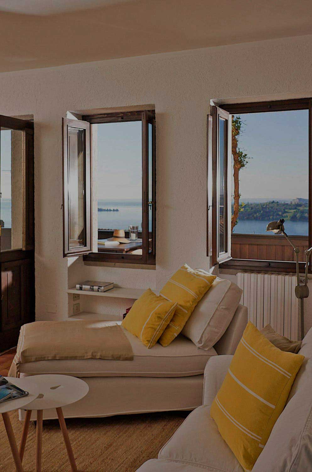 Soggiorno con divani - Appartamento vacanze La Limonaia